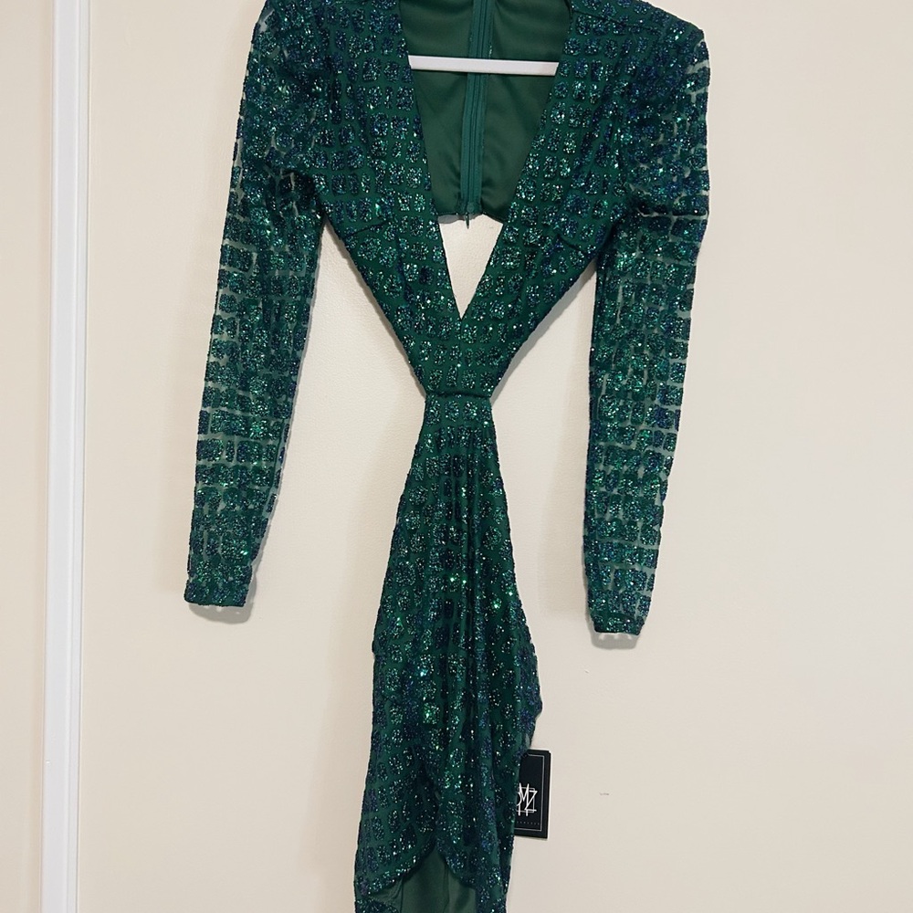 Green Sparkly Dress - Picture 1 of 2